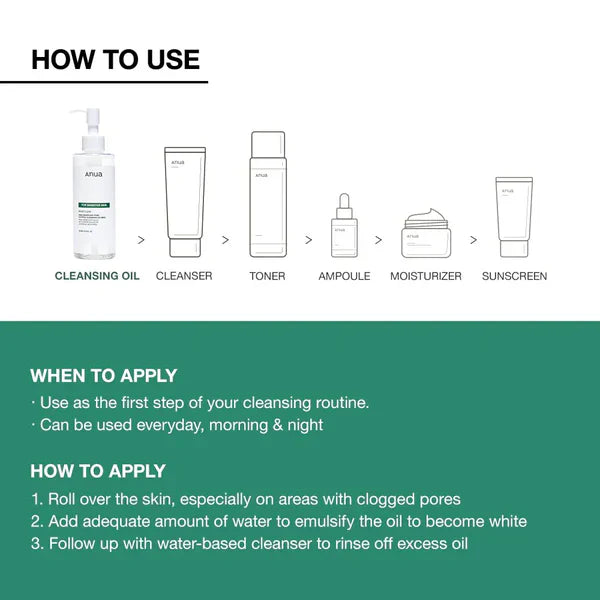 Anua Heartleaf Pore Control Cleansing Oil Mild - Sensitive Skin