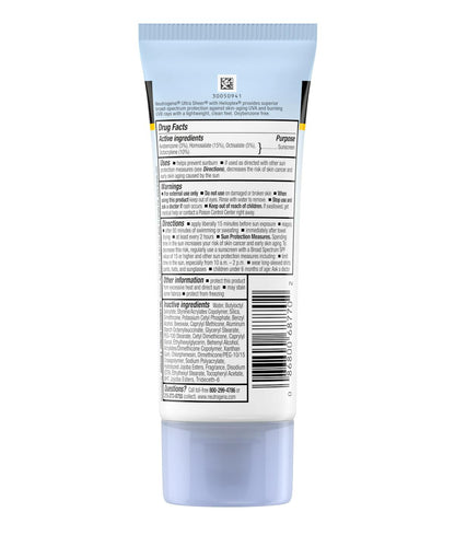 Neutrogena Ultra Sheer Dry Touch Sunscreen Broad Spectrum SPF 70