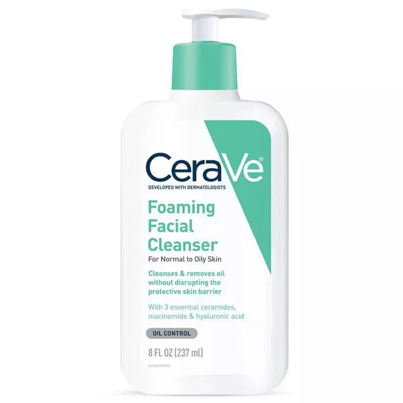 CeraVe Foaming Facial Cleanser for Normal to Oily Skin