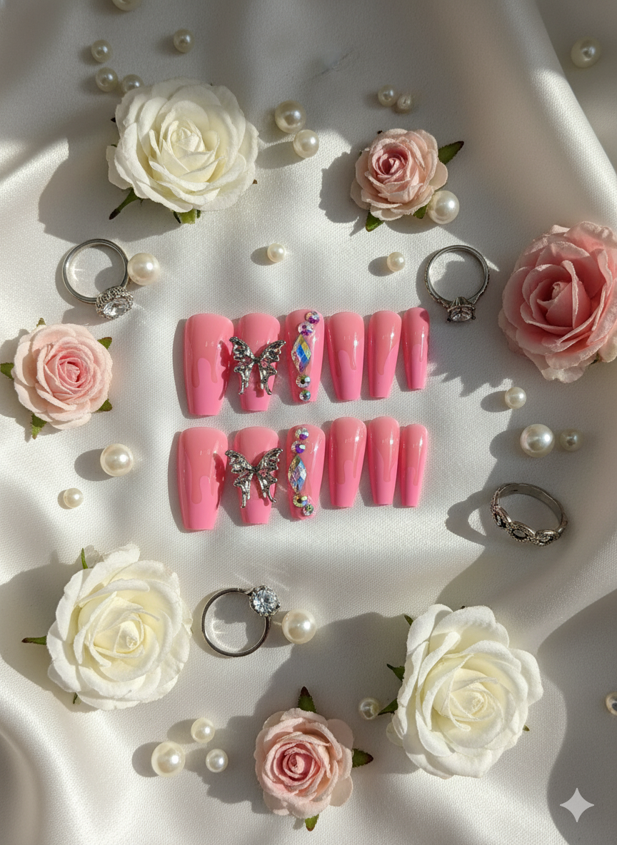 Baby Pink Butterlies