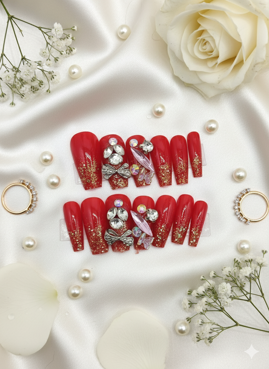 Red Sparkle Diamonds