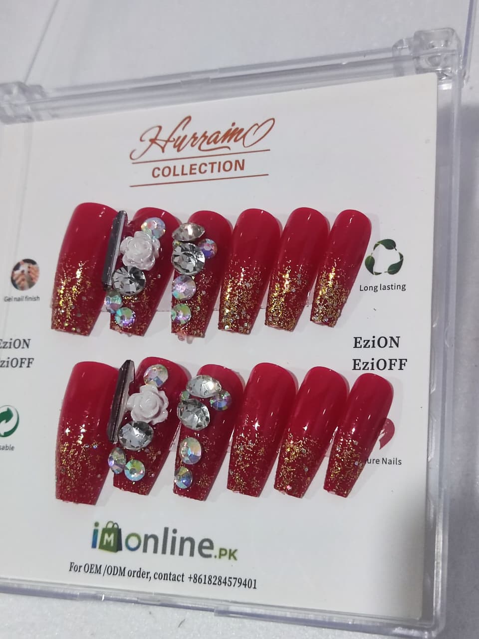 Red Sparkle Diamonds