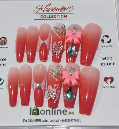 Orange Flowers and Beads