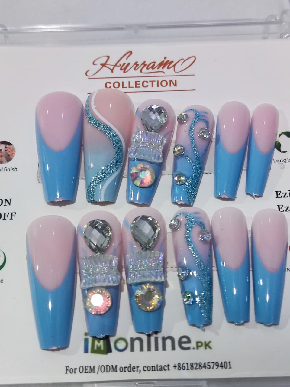 Blue n Pink Diamonds