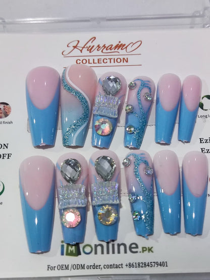 Blue n Pink Diamonds