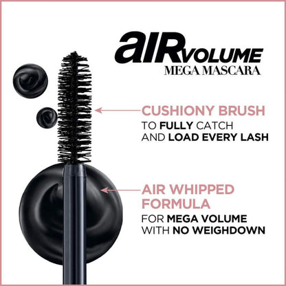 L'Oréal Air Volume Mega Mascara Waterproof - 8.5ml
